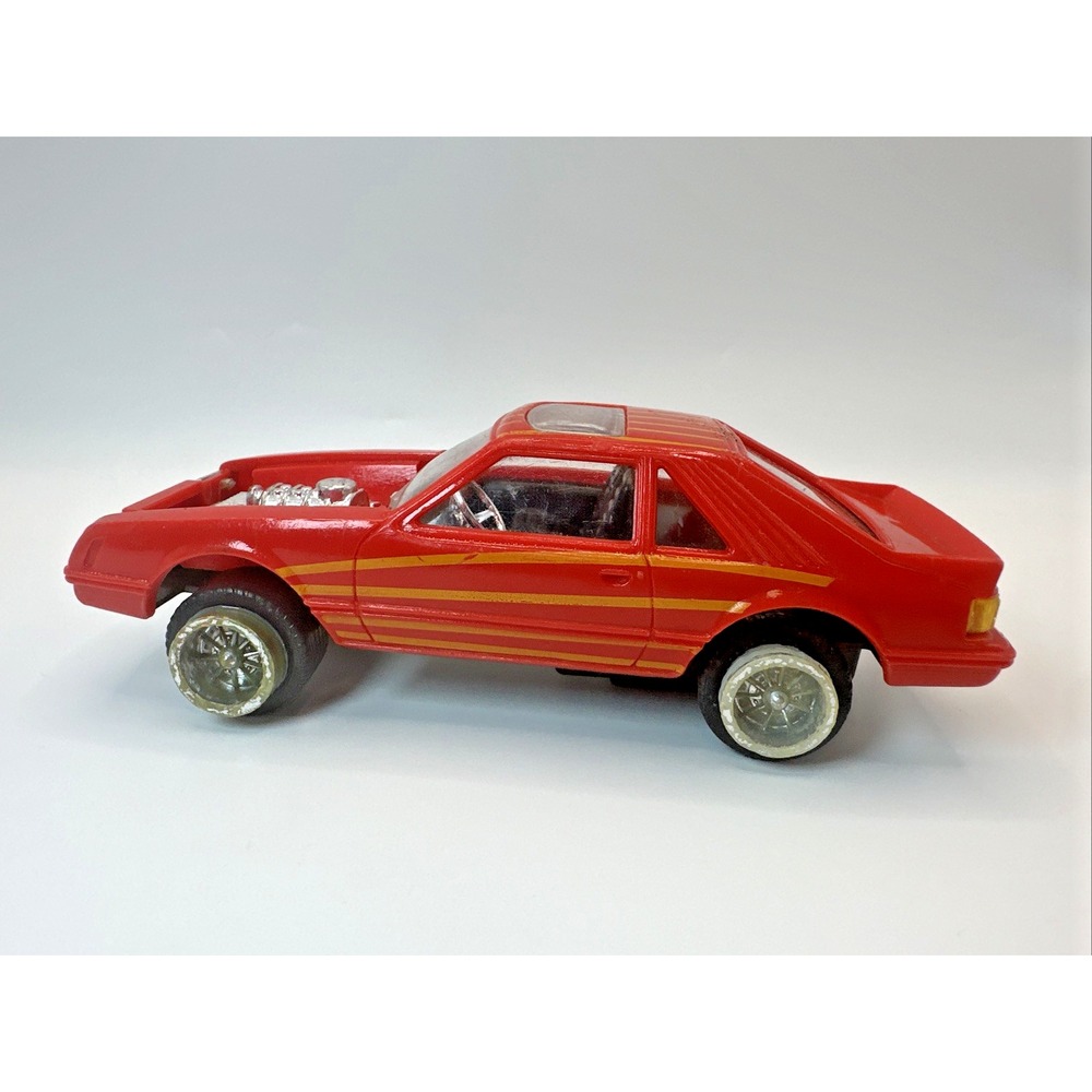 Vintage Zee Toys No 1067 Red Hot Rod Car Exposed Engine Red Stripe Toy